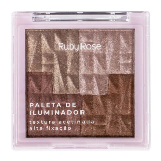 Paleta de Iluminador Ruby Rose HB7234 Cor 02