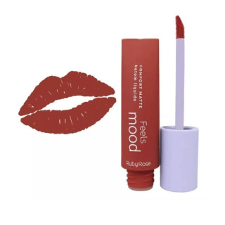 Batom Líquido Comfort Matte Feels Mood Ruby Rose Cor L30