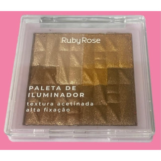 Paleta de Iluminador Ruby Rose HB7234 Cor 03