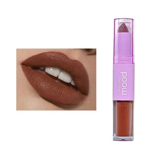 Batom Duo Líquido + Bastão Cor CM02 Ruby Rose