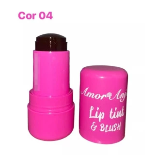 Lip Tint e Blush Jelly AM-MB005 Cor 04 Amor Anjo 