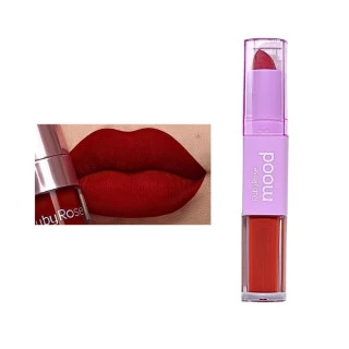 Batom Duo Líquido + Bastão Cor CM04 Ruby Rose
