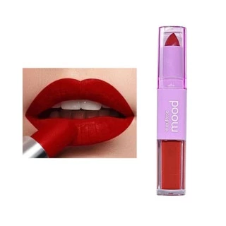 Batom Duo Líquido + Bastão Cor CM06 Ruby Rose