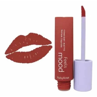Batom Líquido Comfort Matte Feels Mood Ruby Rose Cor L40