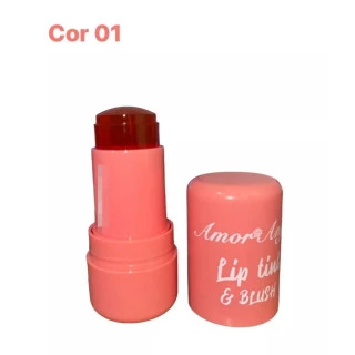 Lip Tint e Blush Jelly  Amor Anjo AM-MB005 Cor 01